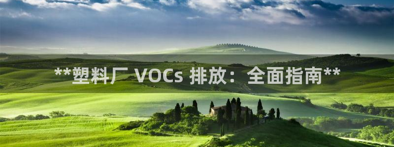 太阳成集团电子游戏：**塑料厂 VOCs 排放：全面指南**